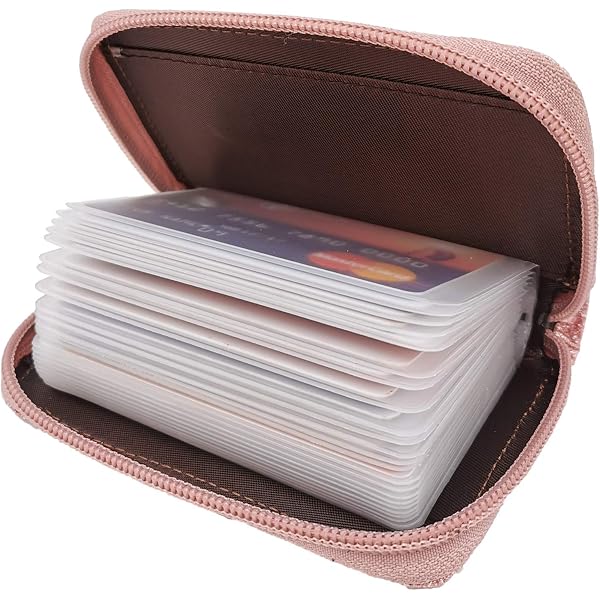 Portatarjetas De Cuero PU - Organizador Para Tarjetas De Crédito, Identificación Y Efectivo, Compacto Y Práctico