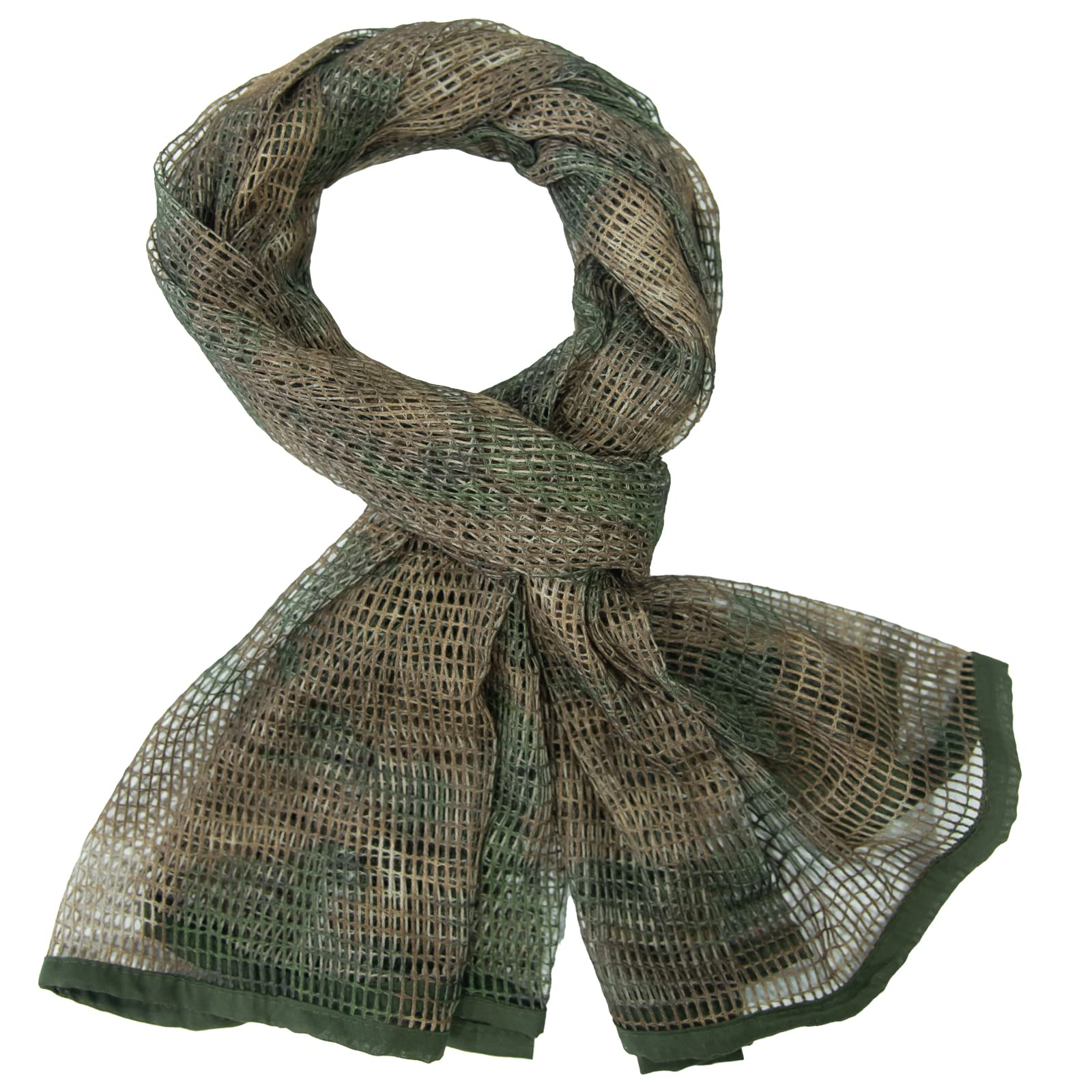 Tongcamo Sniper Veil Netting Camo Scarf Men Camo Gun Wrap for Hunting Shooting Wargame Outdoor Activities