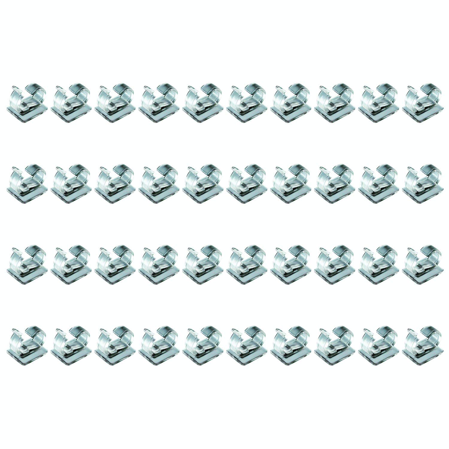 Adams Mini Light Adhesive Clips for Fairy Lights : Pack of 40