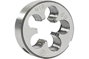 Aceteel M16 x 2 Metric Round Die, Machine Thread Die M16 X 2.0mm Right Hand