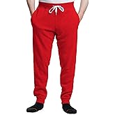 Premium Wear Men’s Jogger Sweatpants - Lightweight, Super Soft, 100% Polyester | Elastic Drawstring, Deep Pockets, Tag-Free