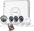 ANNKE 4 Channel HD 1080P SPOE Security Camera System - 1TB Hard Drive, 4x 960P Bullet Camera, IP67 Weatherproof , Power over Ethernet, Easy Remote Access