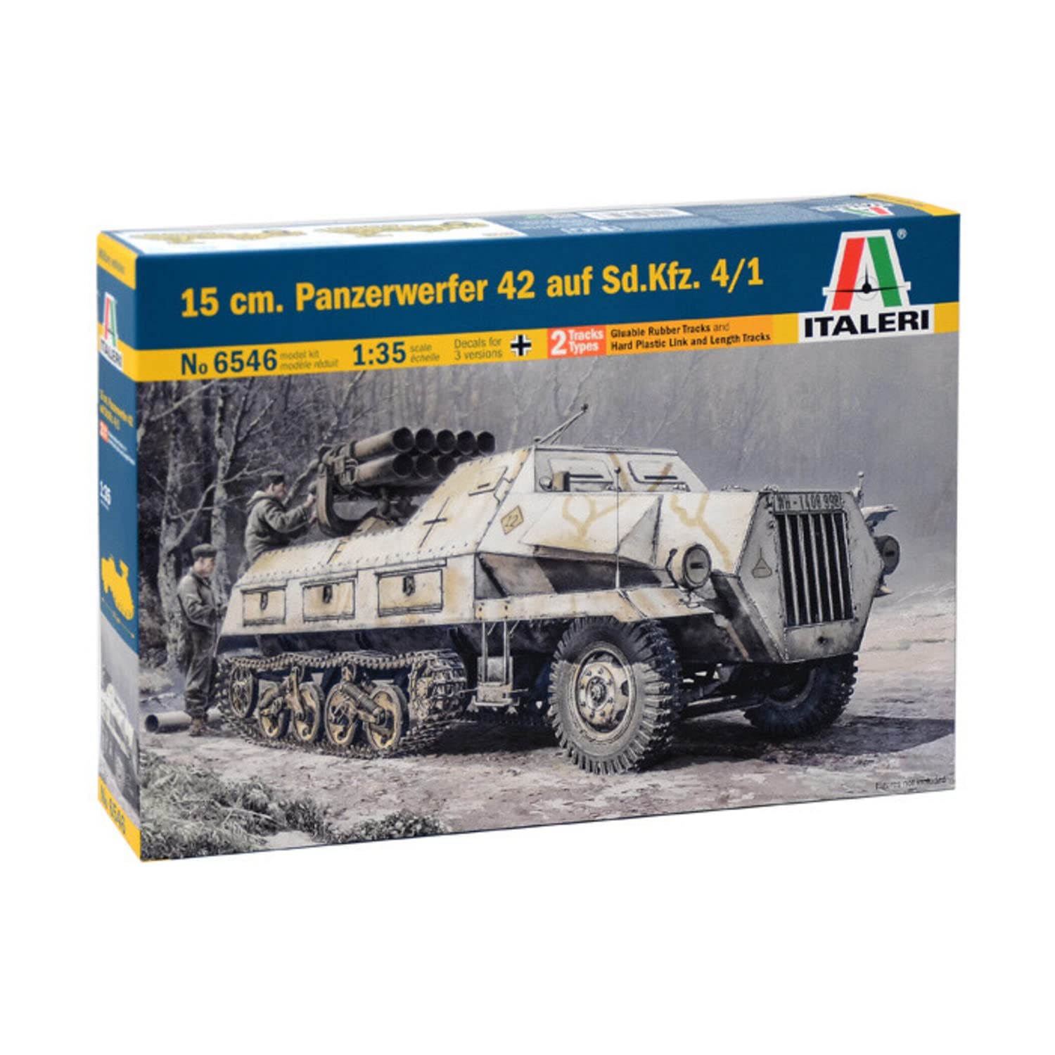 Italeri 6546 15 cm. PANZERWERFER 42 Auf SD.KFZ. 4/1, Scale 1:35, Plastic Model Kit/Model Plastic to Assemble