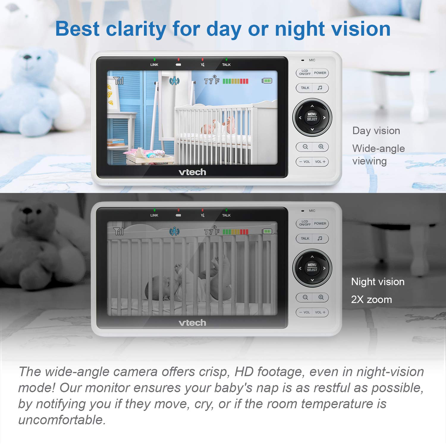 vtech camera night vision not working