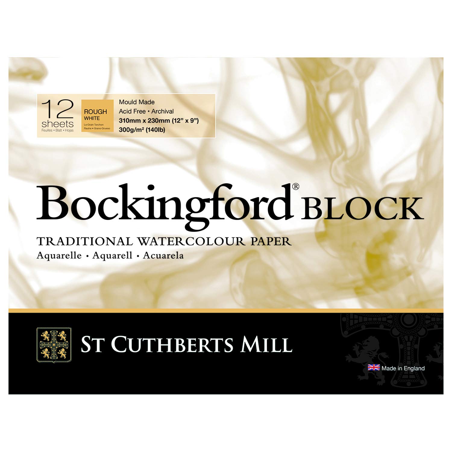 Bockingford Watercolour Block 140lb/300gms 9x12/228x305mm Rough