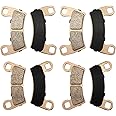 Front & Rear Brake Pads Sintered for Polaris RZR 900 S-900 S-1000 2-Seater Trail 2015-2024, OEM# 1911085 2206025 2203318 2208936