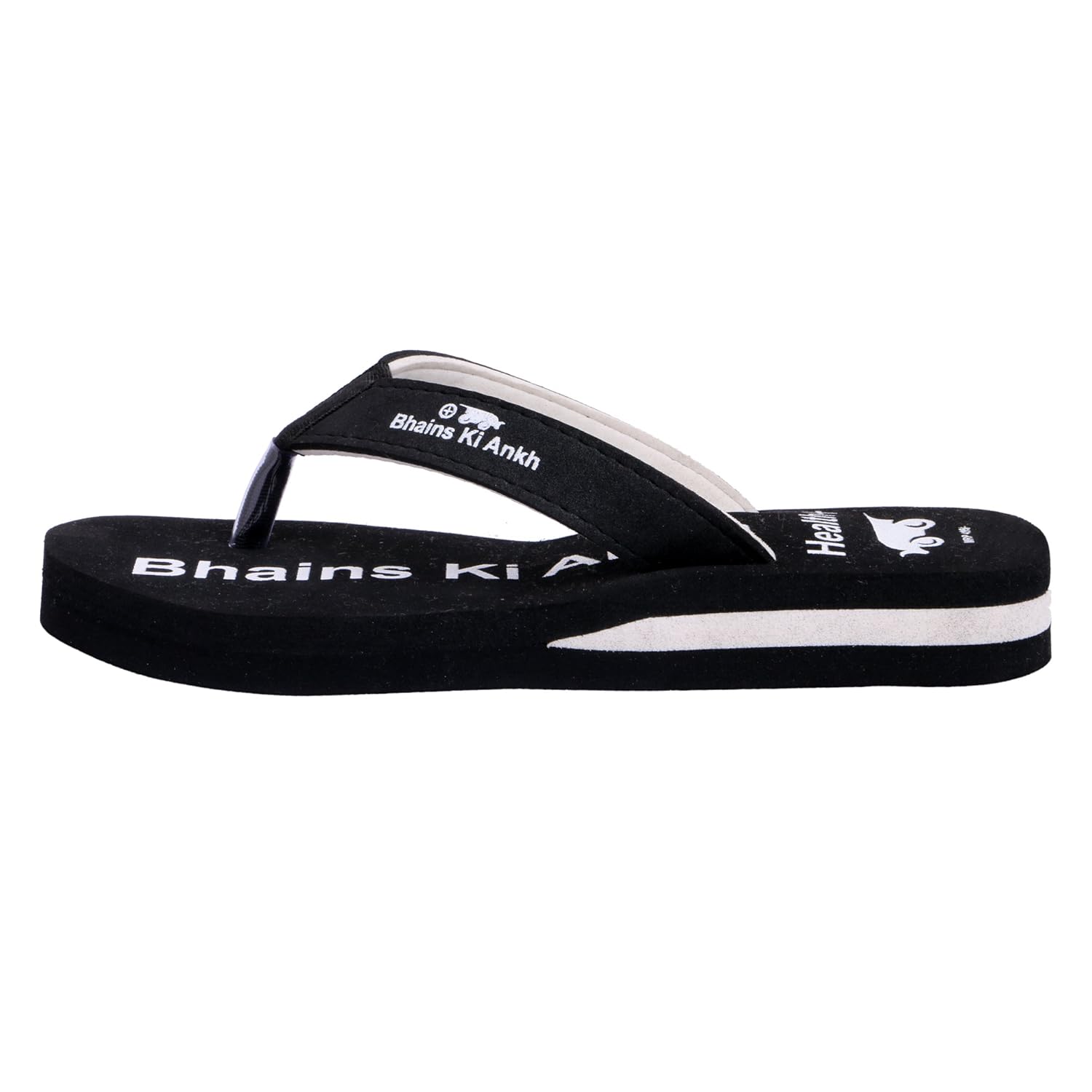 hd health plus ortho black rest footwear for girls and ladies
