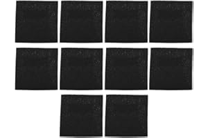 Yosoo 10pcs Activated, Carbon Filter Elicent Carbon Filters 13cm x 13cm for Soldering Filter Sponge Smoke Absorber Fume Extractor