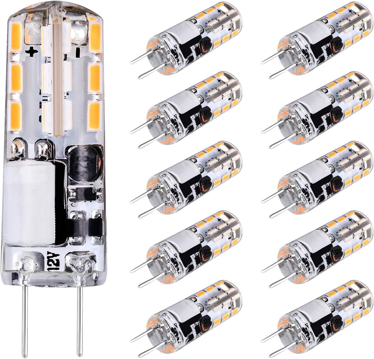 Eco.Luma G4 LED Bulbs, Warm White 2700K, 1.5W Replacement 10W 15W