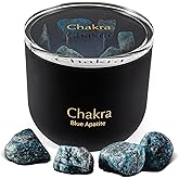 Hidden Label Healing Crystal Candle, Japanese Honeysuckle Crystal Candle, Wood Wicks Scented Crackling Candles, Real Crystals Aromatherapy Candle Gifts for Women, 12oz