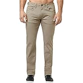 Buffalo David Bitton mens Straight Six Jeans, Authentic Tan, 31W x 34L US