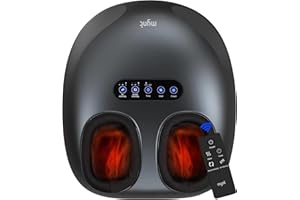 Mynt Foot Massager Fits Up to Men Size 14, Shiatsu Feet Massager with Heat Smart Touch Panel Remote Control, Deep Kneading Compression Foot Massager Machine for Plantar Fasciitis Neuropathy,Warm Gift