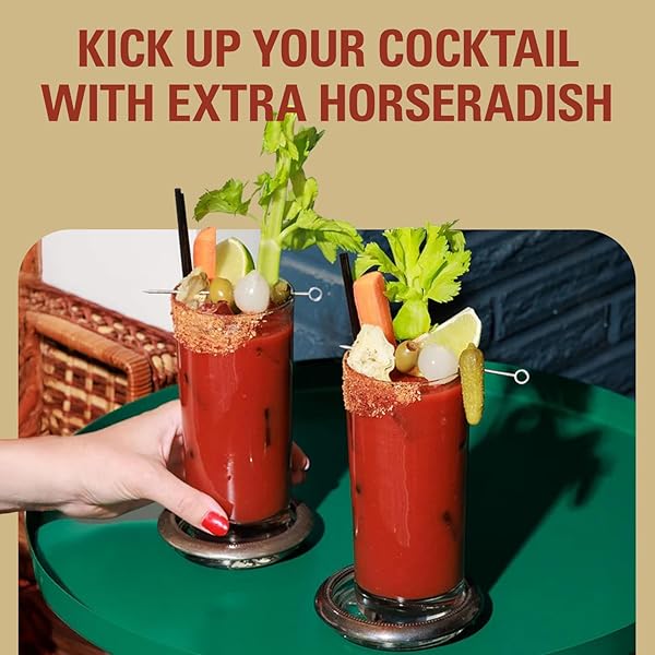 DEMITRI’S EXTRA HORSERADISH BLOODY MARY SEASONING MIX – BLOODY MARY MIX – CONCENTRATED DRINK MIXER – BOLD RICH FLAVOR – IDEAL FOR HOME BRUNCH PARTIES & COCKTAILS – 8OZ BOTTLE (PACK OF 1)