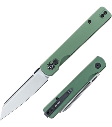 Amazon.com : DEFCON JK Series Titanium Handle M390 Blade Folding