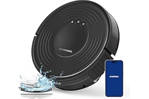 SYSPERL Robotic vacuums, 3200Pa Robot Vacuum Cleaner,Robot Vacuum and Mop Combo,2 in 1 Sweeping and Mopping Robot,Home Mapping with App and Remot Control Sweeper for Pet Hair,Hard Floor,Carpet