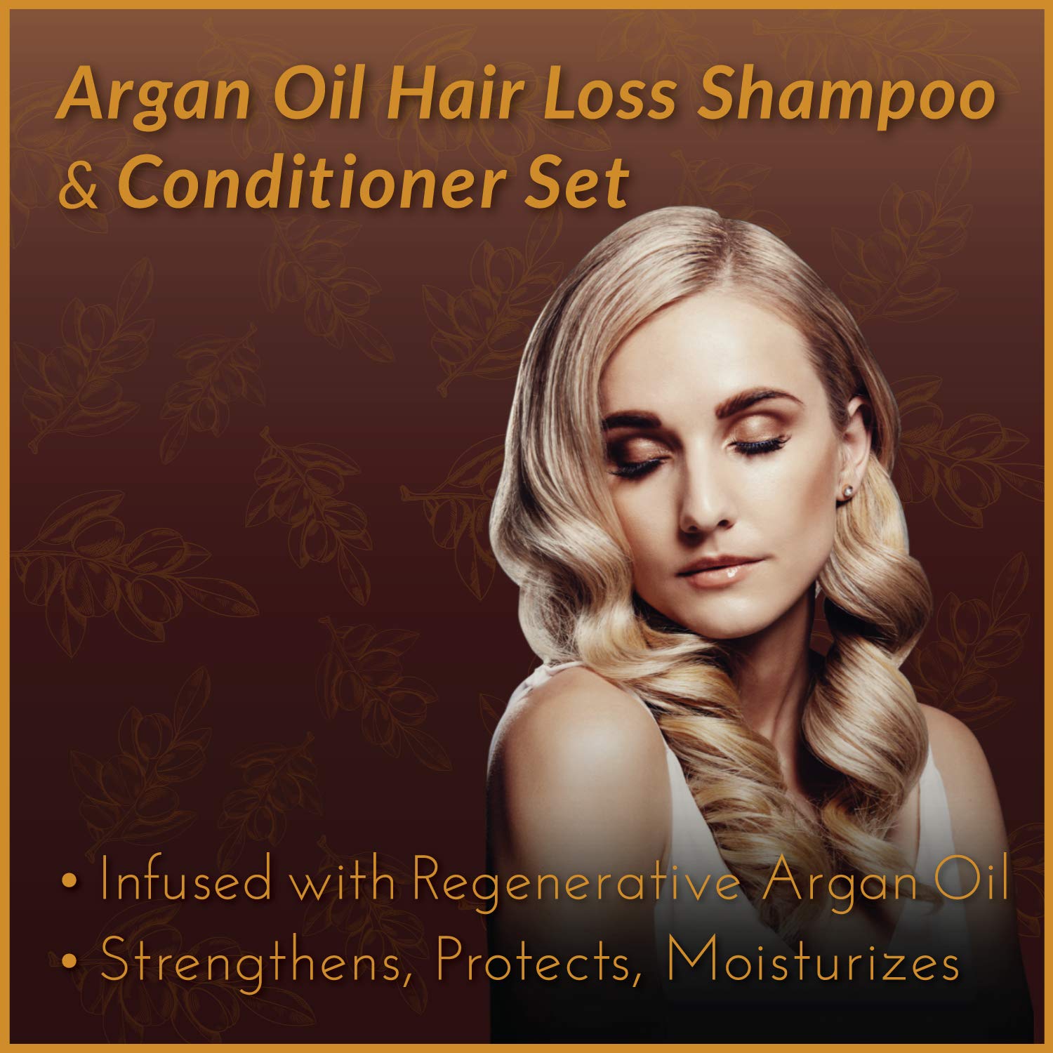 ArtNaturals Argan Hair Growth Shampoo & Conditioner Set (2 x 16 Fl Oz