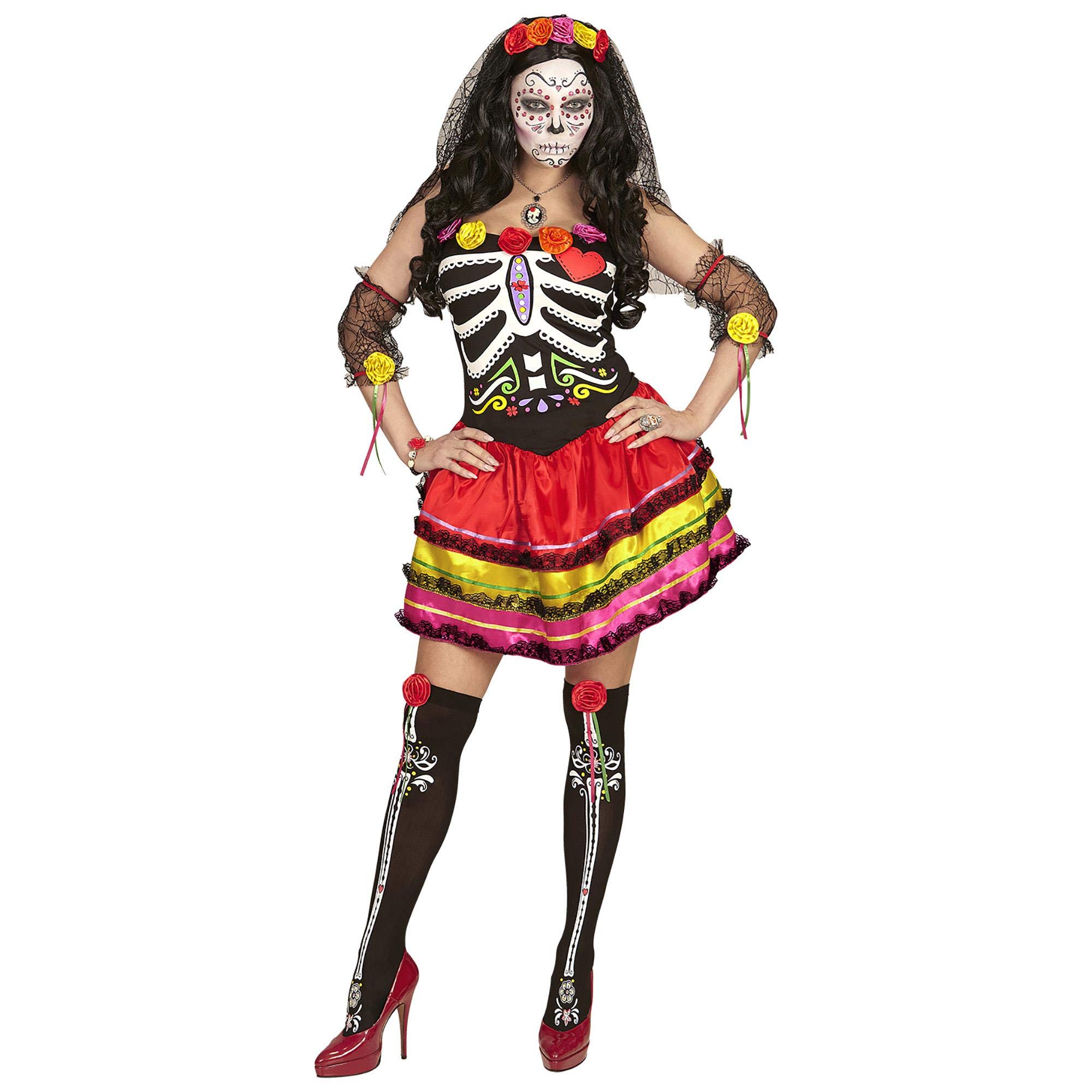 Widmann 65681 Mujer Dia De Los Muertos Adult Costume S