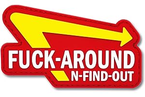 PATCH FIEND FAFO PVC Morale Patch - Hook Backed, Fast Food Style for Military Backpack and Gear - Ideal for Meme Aficionados, Hamburger Lovers & Funny Patch Fans - Humorous Custom Patches