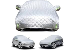 TEZKIM Hail Protector Car Cover, Car Cover Against Hail, Car Hail Cover Protector, Hail Cover for Car, Hail Blankets for Car, Thicken Hail Cover for SUV, Windshield Hail Protector (Sedan)