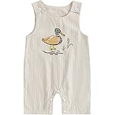 Amnnchya Newborn Baby Boy Girl Clothes Stripes Sleeveless Romper Infant Embroidery Bodysuit Cute Summer Spring Outfit