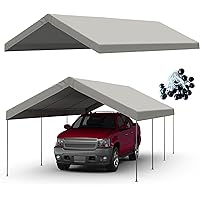 12x20 FT Carport Replacement Canopy Top Upgraded Car…主图
