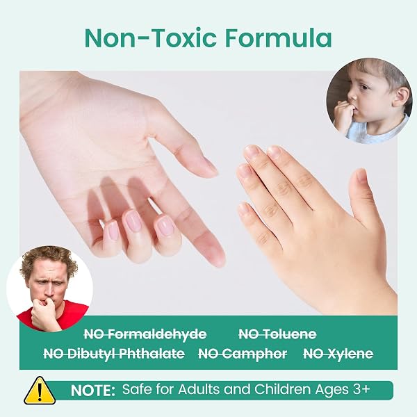 NAIL BITING TREATMENT FOR KIDS & ADULTS | ROLL-ON STOP THUMB SUCKING NAIL POLISH | QUICK-DRY, WATER-RESISTANT NO BITE NAIL POLISH FOR NAIL BITING PREVENTION WITH PORTABLE LANYARD FOR ON-THE-GO USE