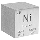 STPCTOU Nickel Cube Pure Metal High Density Cube