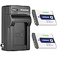 Kastar 2-Pack Battery and AC Wall Charger Replacement for Sony NP-BD1 Battery, Sony BC-CSD BC-CS3 Charger, Sony Cyber-Shot DSC-T75, Cyber-Shot DSC-T77, Cyber-Shot DSC-T90, Cyber-Shot DSC-T200 Cameras