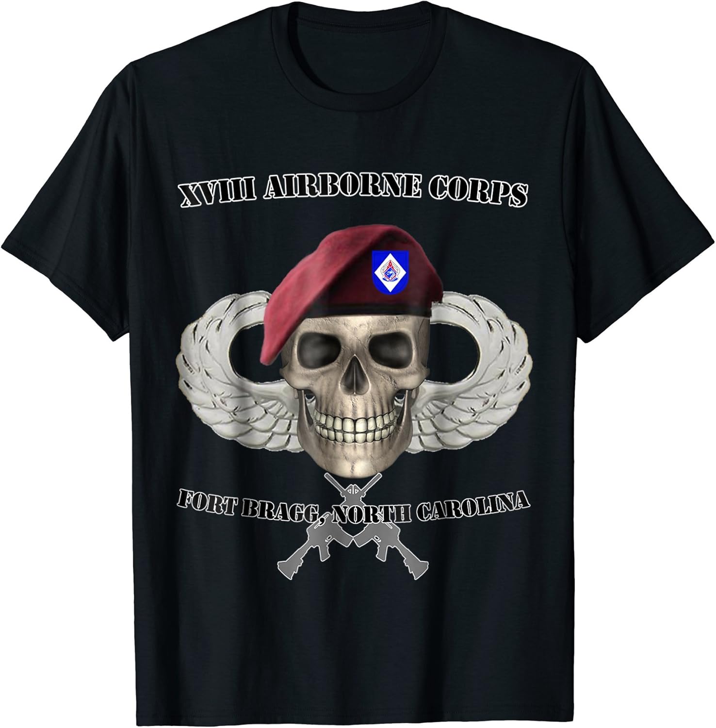 XVIII Airborne Corps Ft Bragg, North Carolina Tshirt Clothing