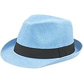 Epoch Lightweight Summer Derby Fedora Trilby Adjustable Hat