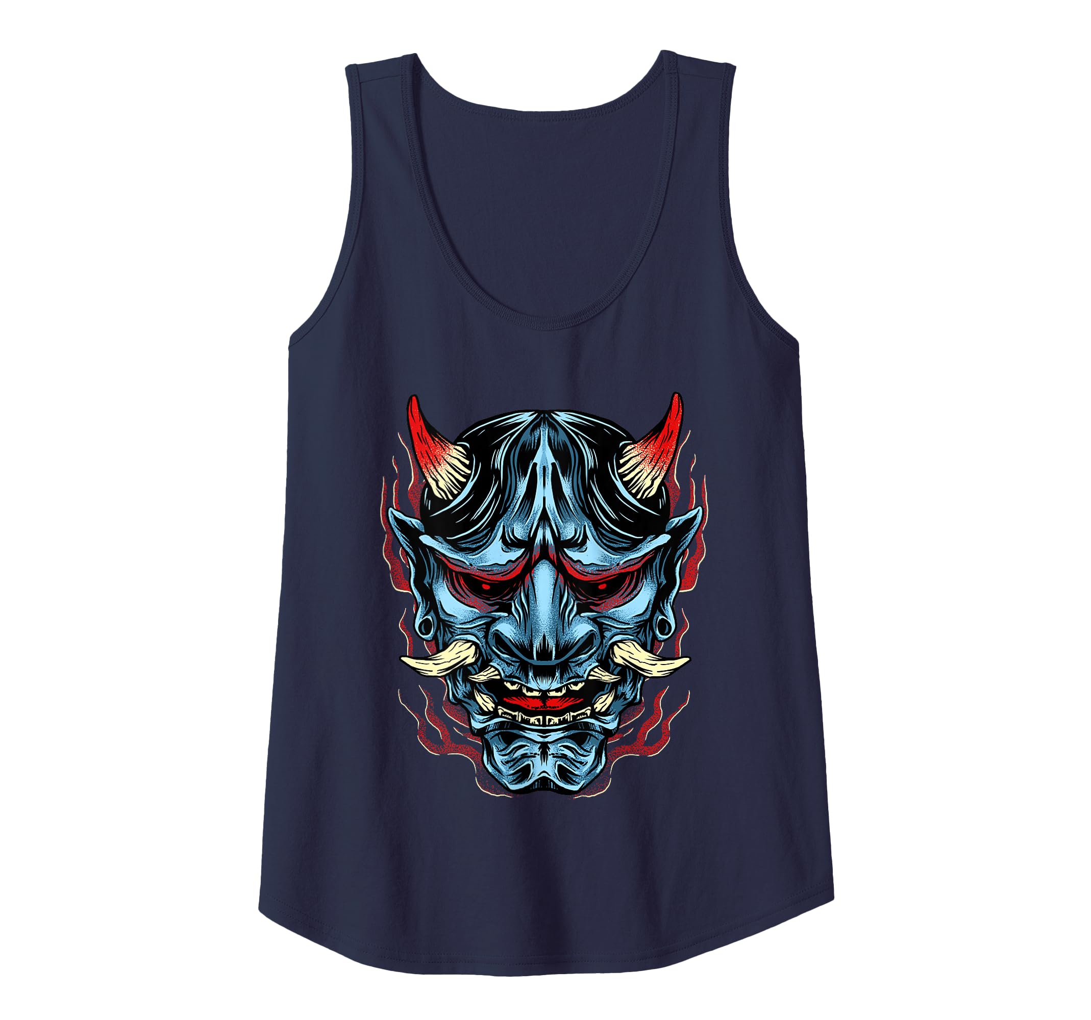 Oni Demon Mask Tank Top