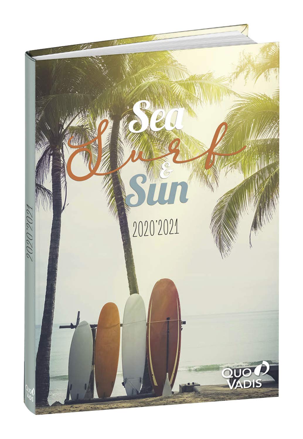 School Diary 1 Day/Page 2019-2020 Let Go 12 x 17 cm Beach Design