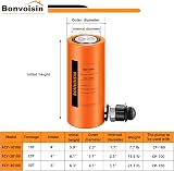 Bonvoisin 10T Hydraulic Cylinder Jack Porta Power Ram 4 Inch Stroke Lifting view 2