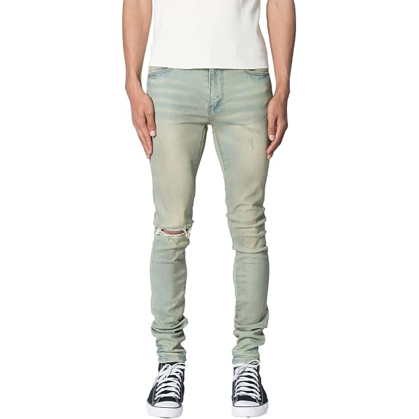 mnml Men's X1 Skinny Denim - Black, 28 at Amazon Men's Clothing store