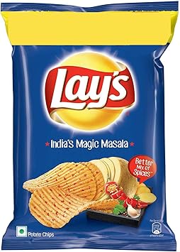 Lays Potato Chips Indias Magic Masala Party Pack, 167g Pack