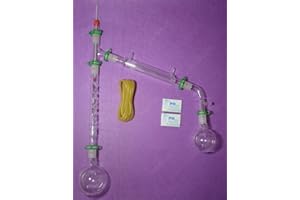 NANSHIN Glassware,1000ml,24/40,Distillation Apparatus,Lab Glassware kit,W/200.