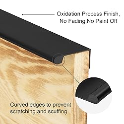 Peaha 10 Pack Black Edge Finger Tab Pulls for