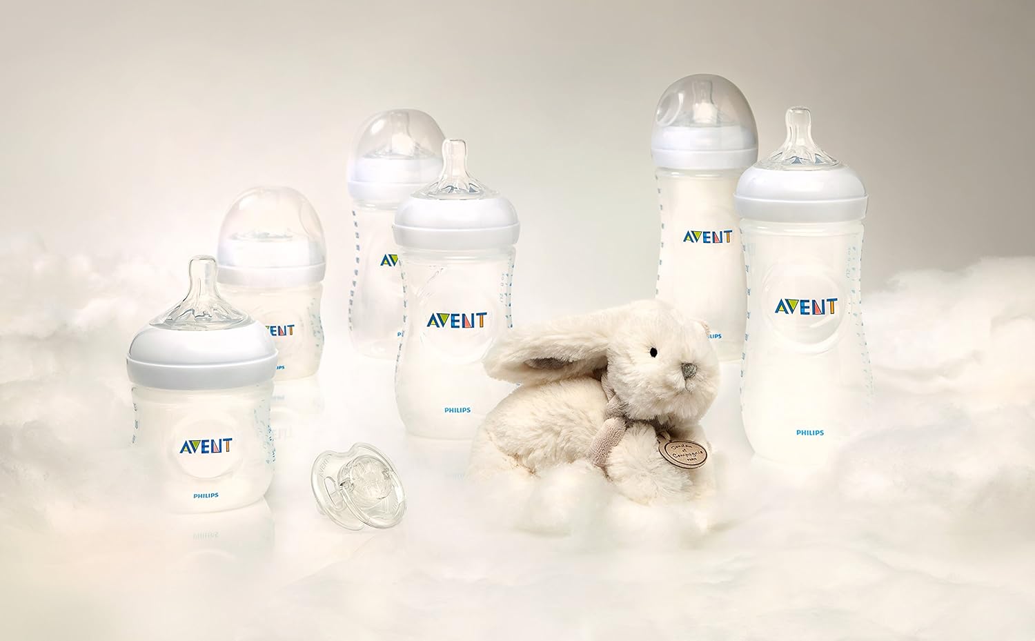 Kit Natural PP 6 biberons + doudou et tétine : à acheter en KIT 