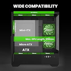 Zalman CHRONIX Mid Tower ATX Gaming PC Case with 3