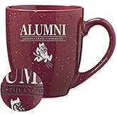 Rico Industries NCAA Alumni 16 oz Team Color Laser Engraved Speckled Ceramic Coffee Mug
