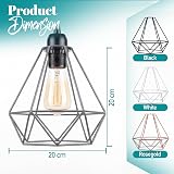 Giggi Grey Lampshade Ceiling Pendant Light Shade 20cm Wrought Iron view 2