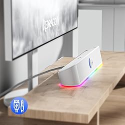 Redragon GS560 RGB Desktop Soundbar, 2.0 Channel