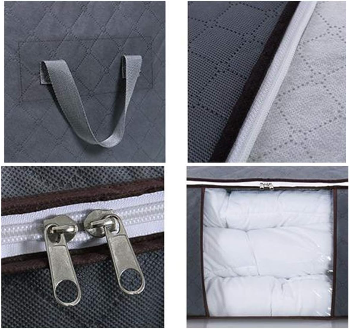 Kleidung Quilt Aufbewahrungstasche Bettwäsche Reißverschluss Faltbare