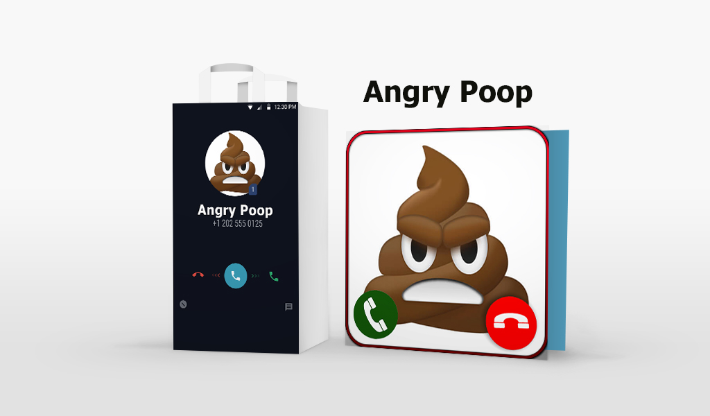 Angry Poop Calling - For Kids