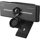 Creative Live! Cam 4K UHD Webcam, 60FPS, Wide-Angle Lens, for PC | UHD Webcam, 60FPS, Wide-Angle Lens, 1080p, Built-In Microphone, Video Calls