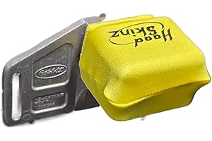 Hood Skinz Yellow Single Pair - Low-friction sleeve, handcrafted in the USA to fit the upper hood supports of your Peterbilt 365, 367, 378, 379, 384, 386, 388, and 389 models.