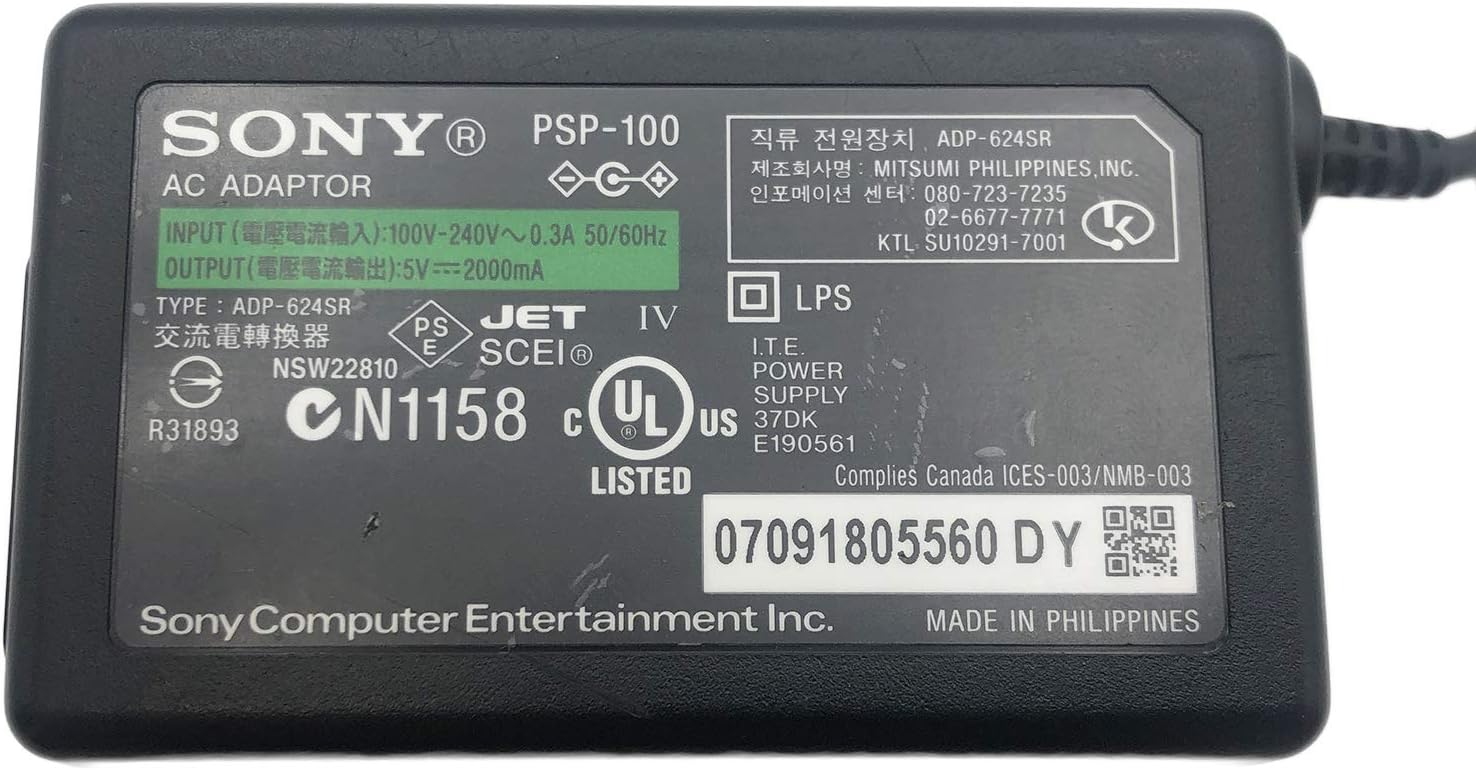 Amazon Com Psp 100 Oem Sony Playstation Psp 100 Ac Adapter Power Charger Computers Accessories Amazon Com Psp 100 Oem Sony Playstation Psp 100 Ac Adapter Power Charger Computers Accessories