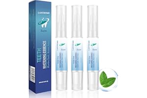 SUNDEER Teeth Whitening Pen, Teeth Whitening Essence Pen, Teeth Whitening Essence, Teeth Whitening Gel, Intensive Teeth Stains Removal, Reduce Teeth Yellowing (3PCS)