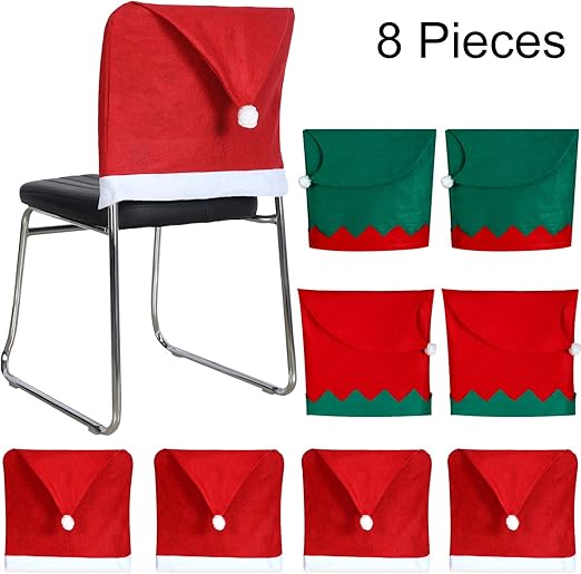 christmas hat chair covers