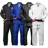 Gold BJJ Foundation Gi - Pearl Weave Jiu Jitsu Gi for Men and Women - IBJJF Competition Legal BJJ Gi
